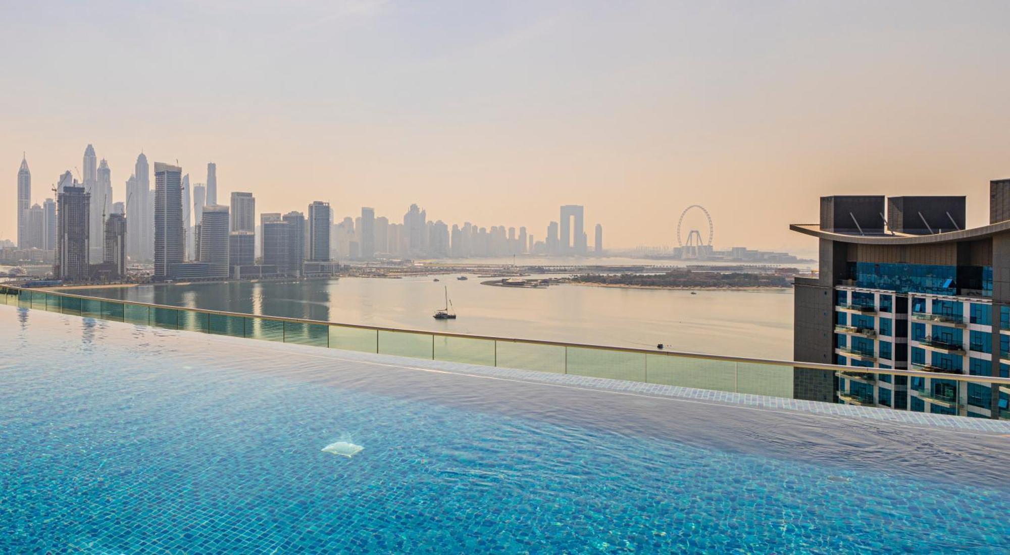 Studio With Pool And Private Beach Access On Palm Jumeirah Dubai Dış mekan fotoğraf
