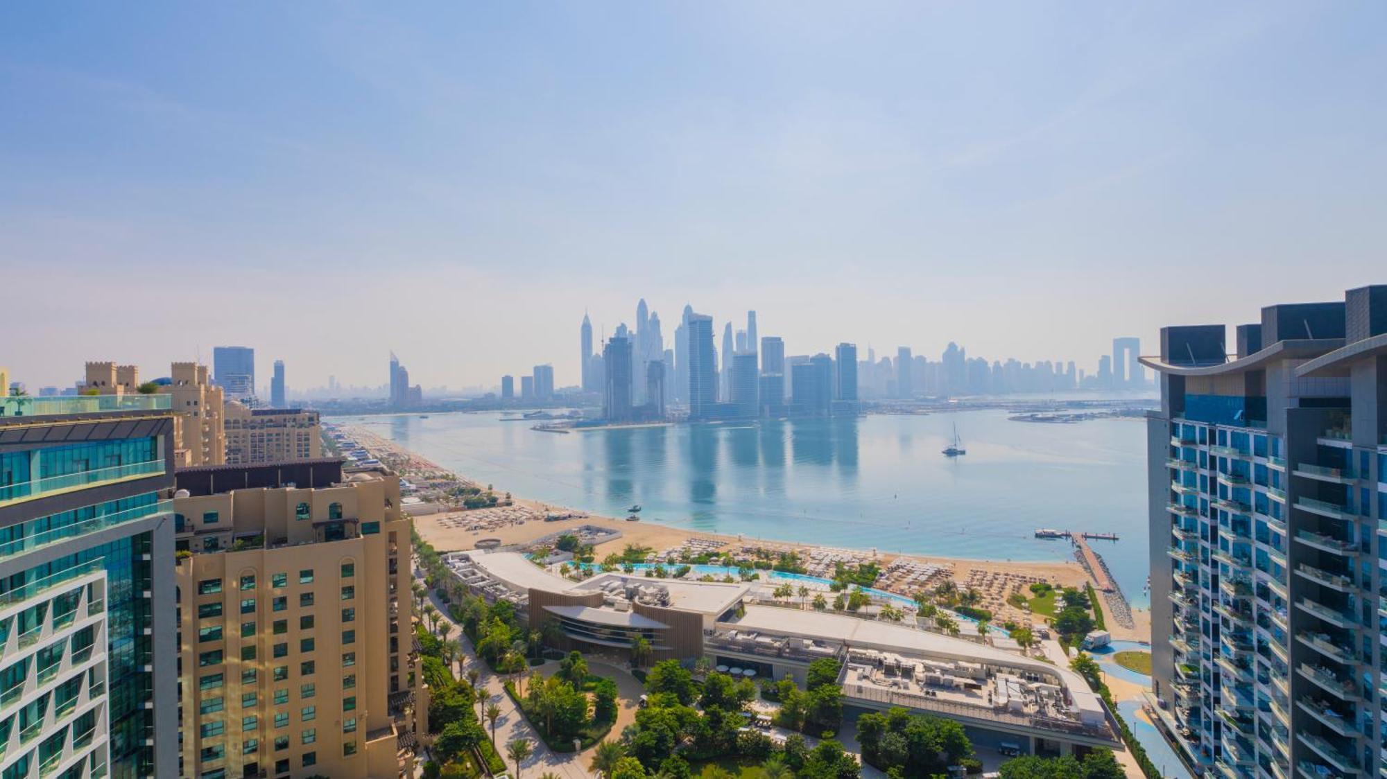 Studio With Pool And Private Beach Access On Palm Jumeirah Dubai Dış mekan fotoğraf