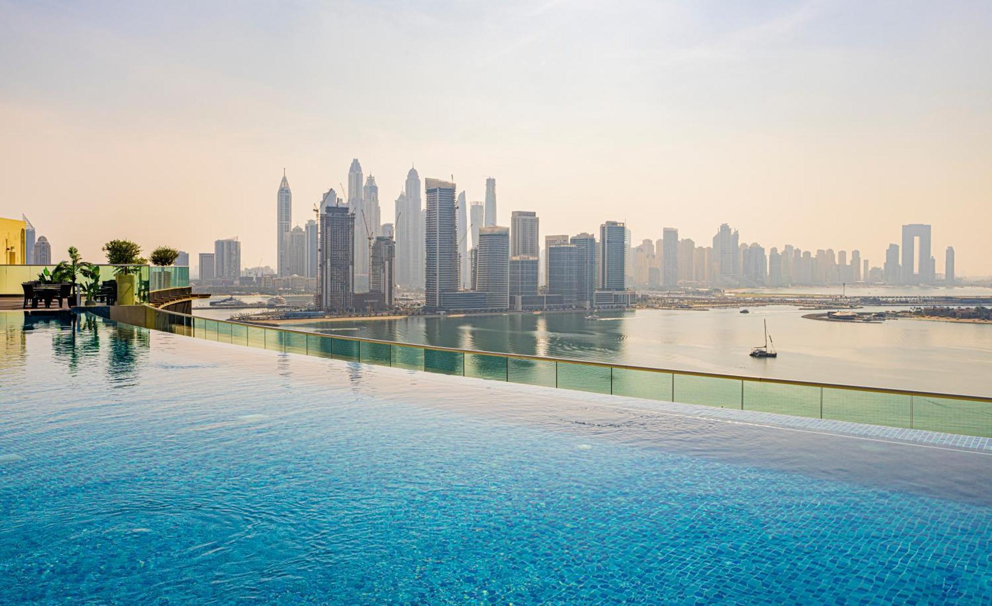 Studio With Pool And Private Beach Access On Palm Jumeirah Dubai Dış mekan fotoğraf