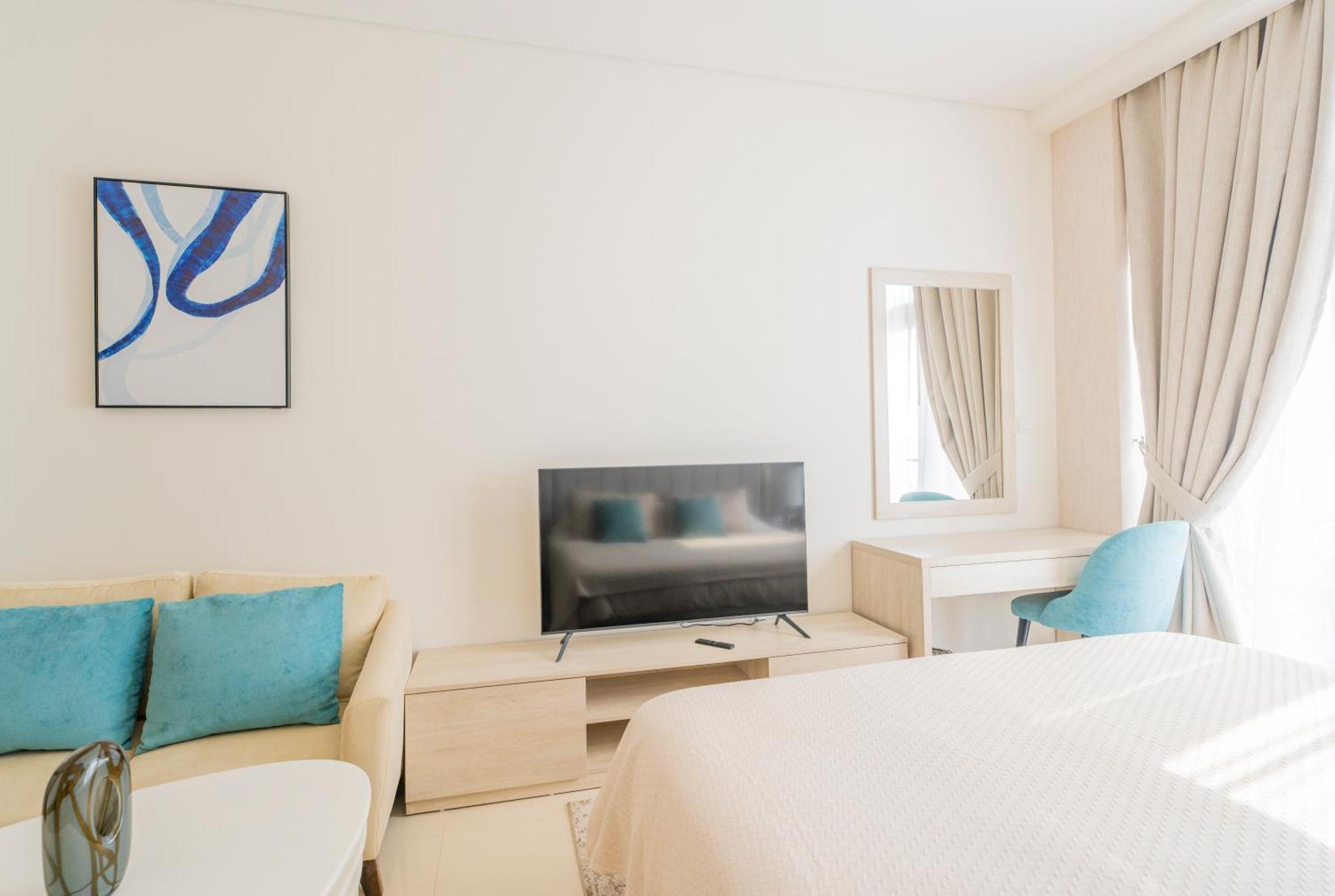 Studio With Pool And Private Beach Access On Palm Jumeirah Dubai Dış mekan fotoğraf