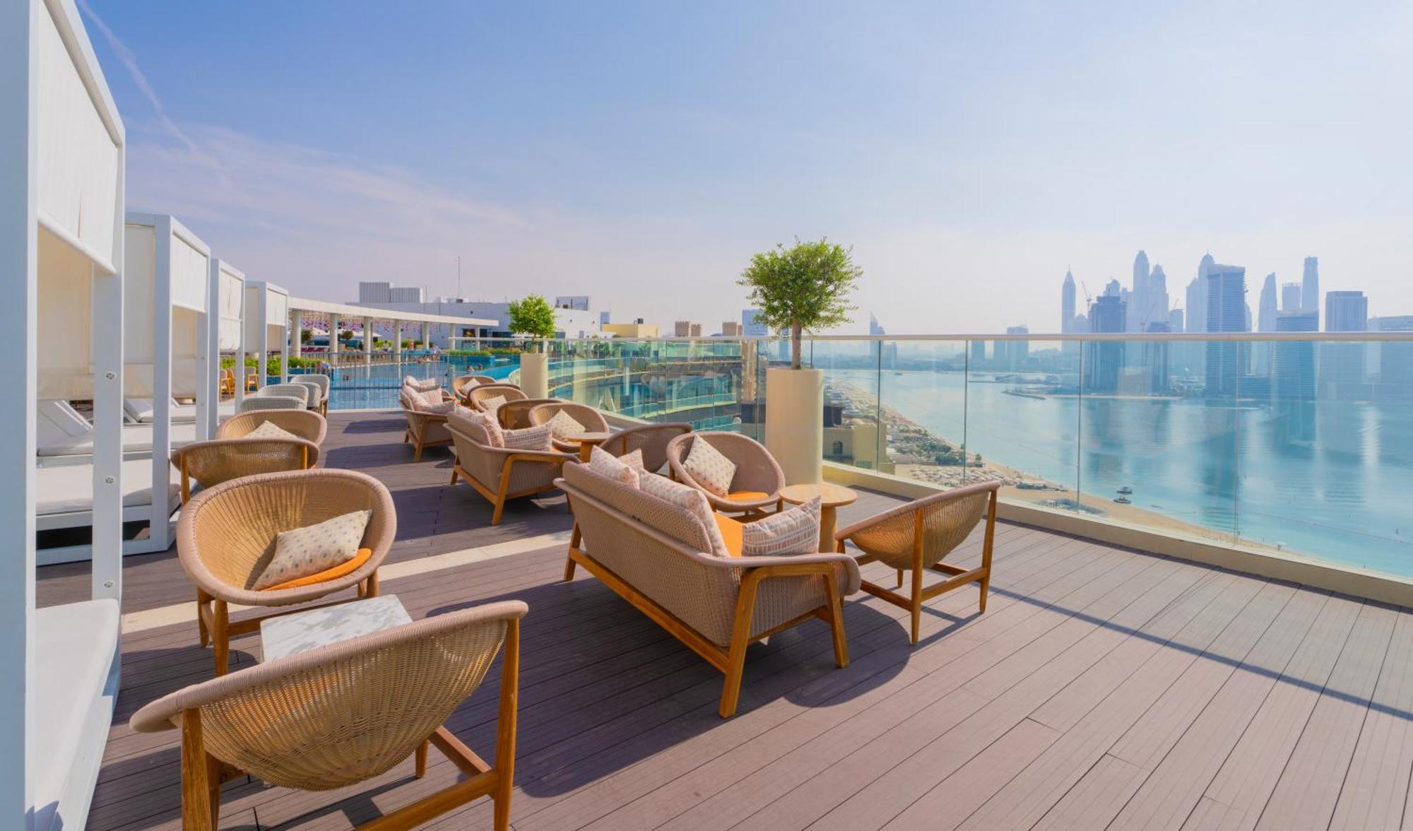 Studio With Pool And Private Beach Access On Palm Jumeirah Dubai Dış mekan fotoğraf