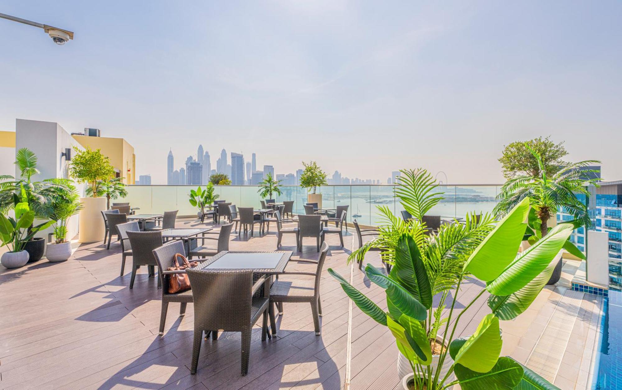 Studio With Pool And Private Beach Access On Palm Jumeirah Dubai Dış mekan fotoğraf