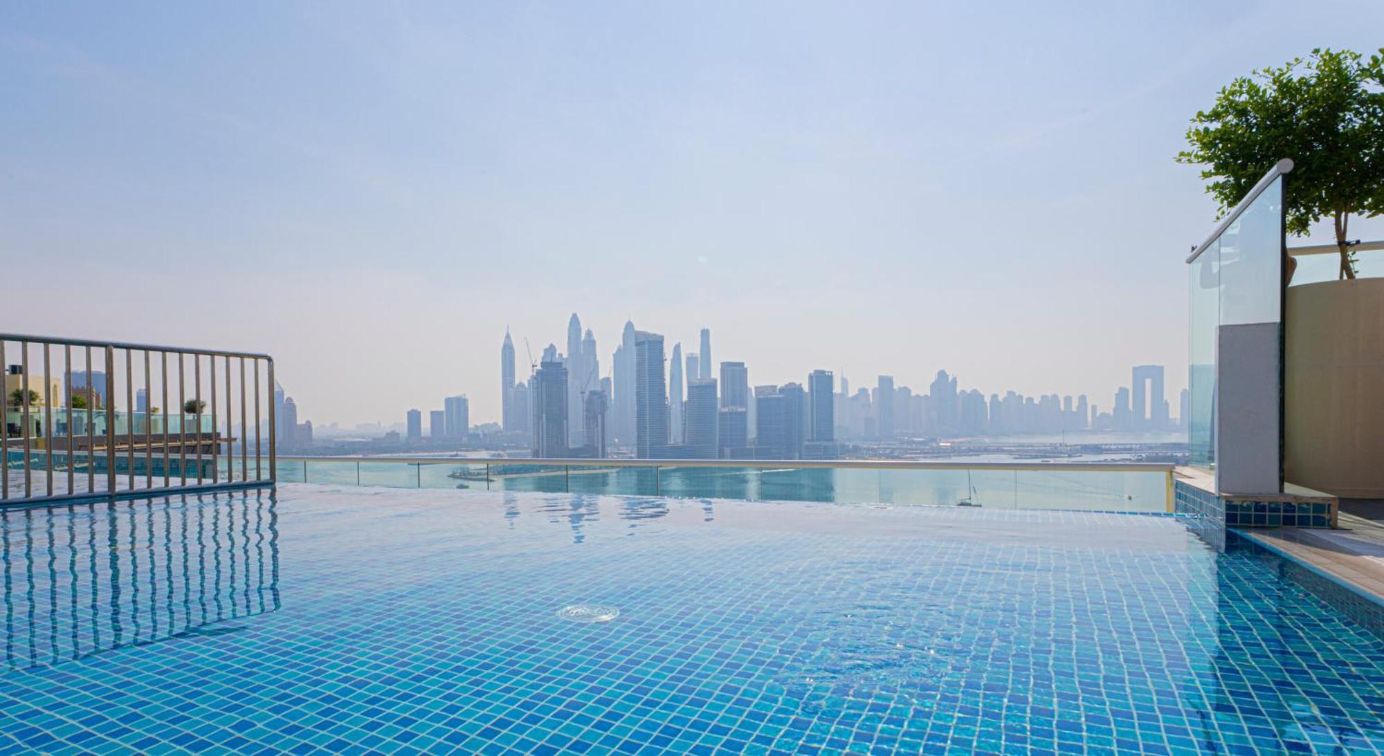 Studio With Pool And Private Beach Access On Palm Jumeirah Dubai Dış mekan fotoğraf