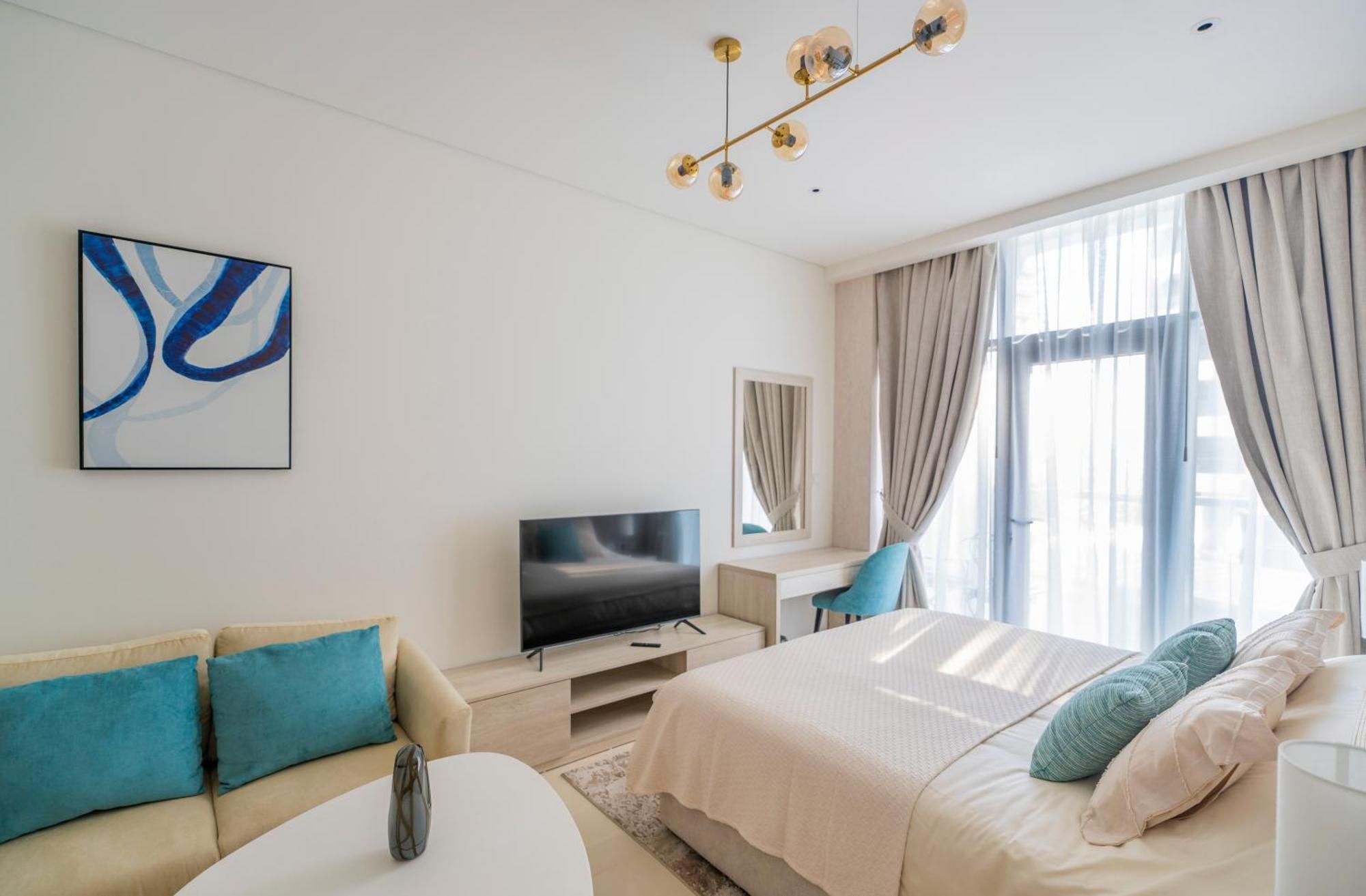 Studio With Pool And Private Beach Access On Palm Jumeirah Dubai Dış mekan fotoğraf